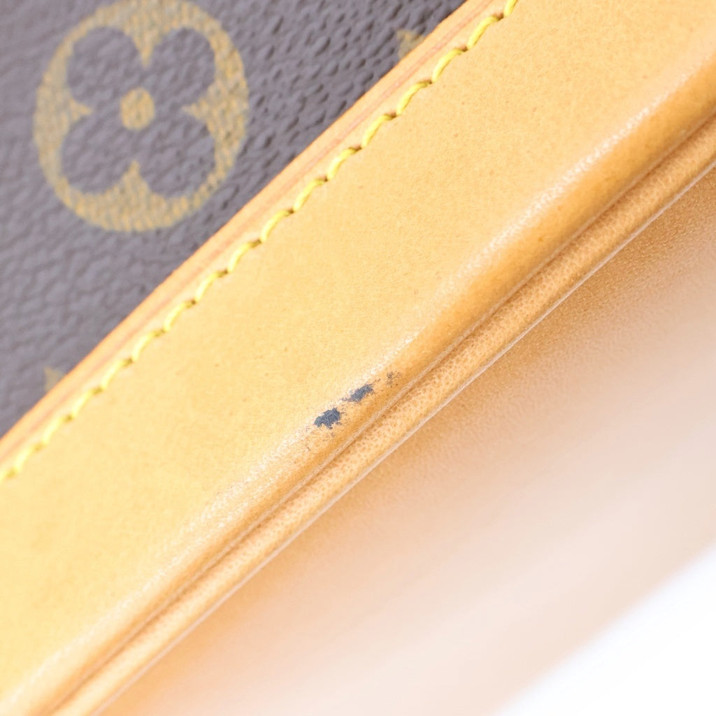 LOUIS VUITTON(ルイヴィトン) モノグラム ナノノエ ハンドバッグ ブラウン PVCレザー M42227 ゴールド金具 レディース