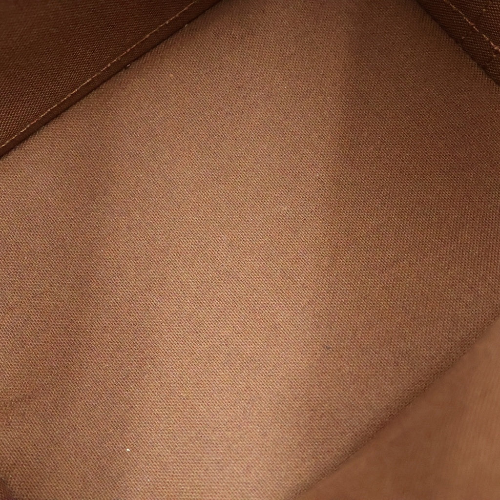 LOUIS VUITTON(ルイヴィトン) モノグラム ナノノエ ハンドバッグ ブラウン PVCレザー M42227 ゴールド金具 レディース