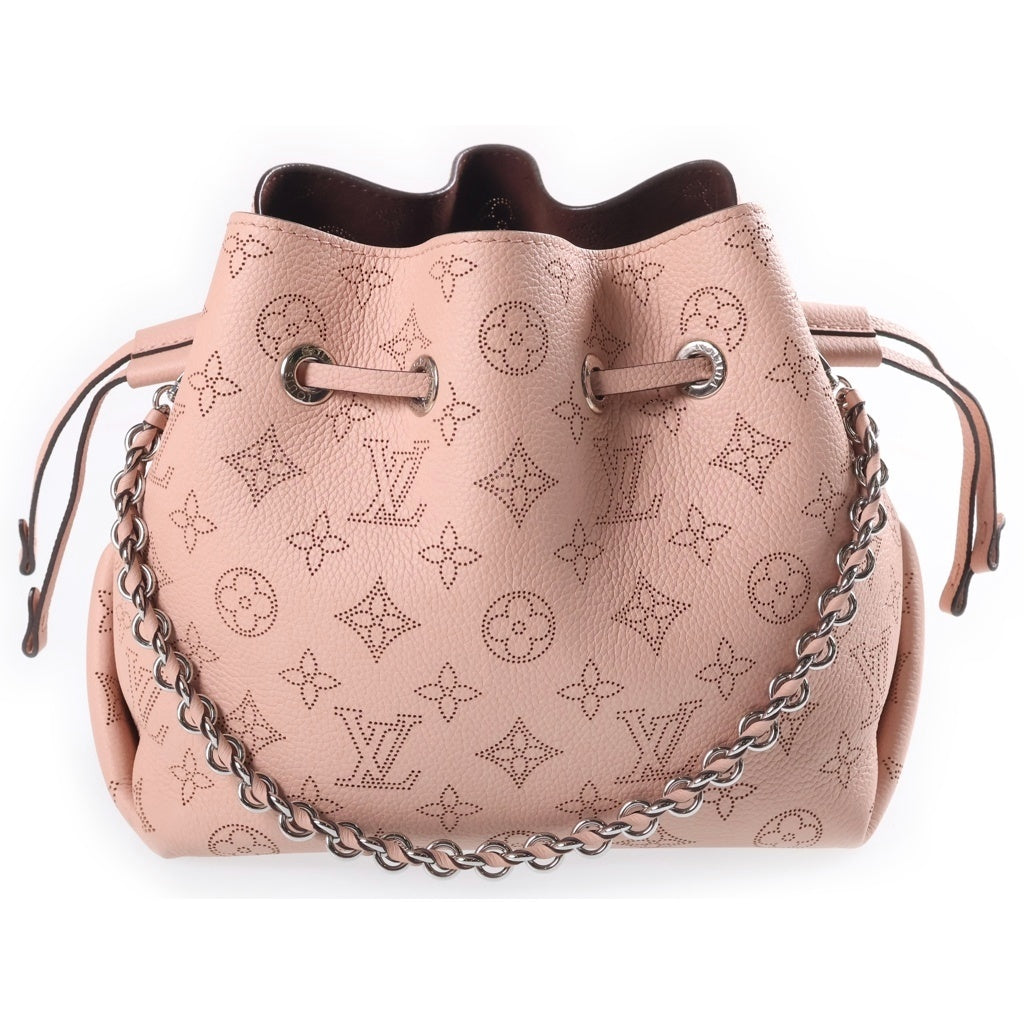 LOUIS VUITTON(ルイヴィトン) マヒナ ベラ 2WAYショルダーバッグ チェーンハンドバッグ ピンク レザー M23195 シルバー金具 レディース