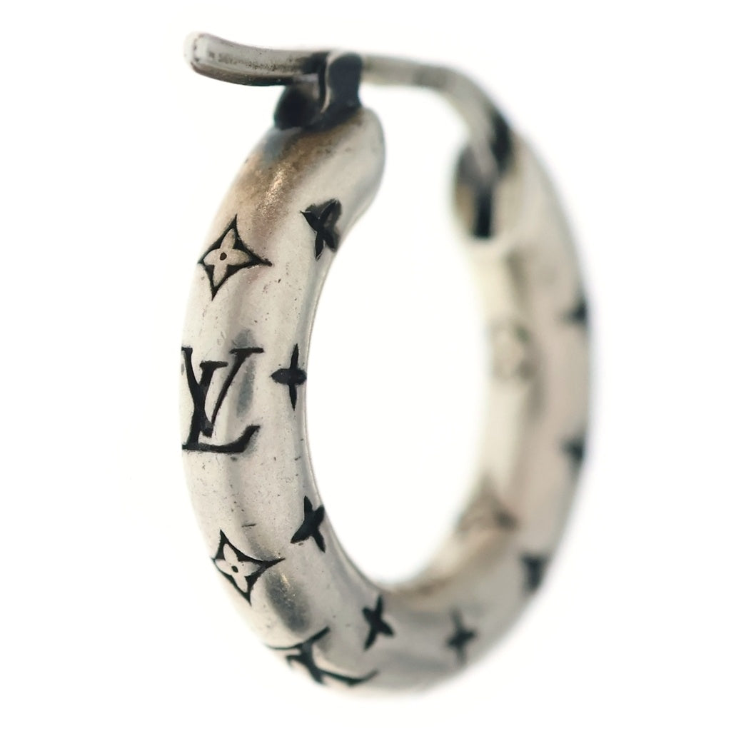LOUIS VUITTON(ルイヴィトン) フープピアス LV バンブー シルバー 片耳 Ag925 M03304 レディース