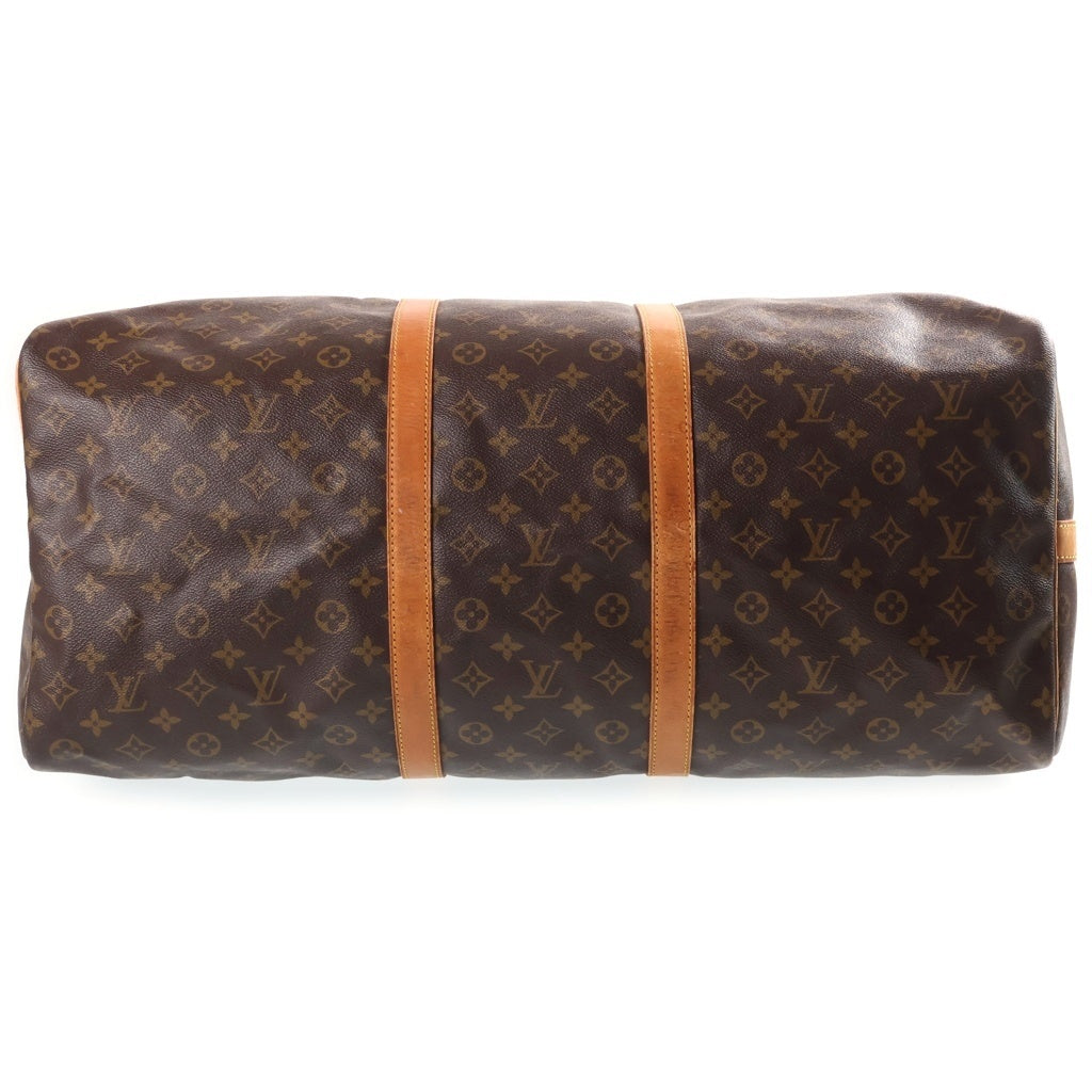 LOUIS VUITTON(ルイヴィトン) モノグラム キーポル バンドリエール60 PVC レザー 2WAY ハンド ショルダー ボストンバッグ ブラウン M41412 レディース