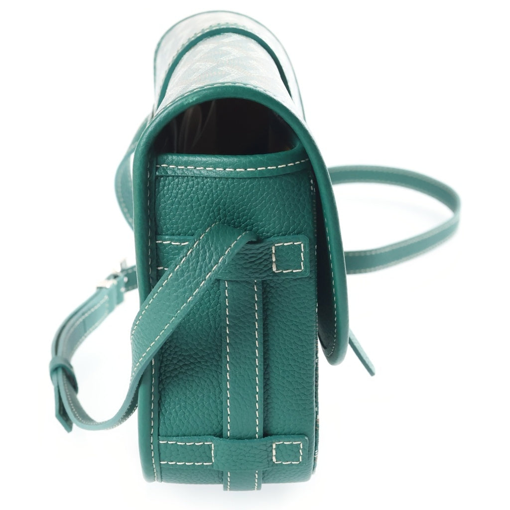 GOYARD(ゴヤール) ベルヴェデーレPM ショルダーバック グリーン レザー シルバー金具 レディース