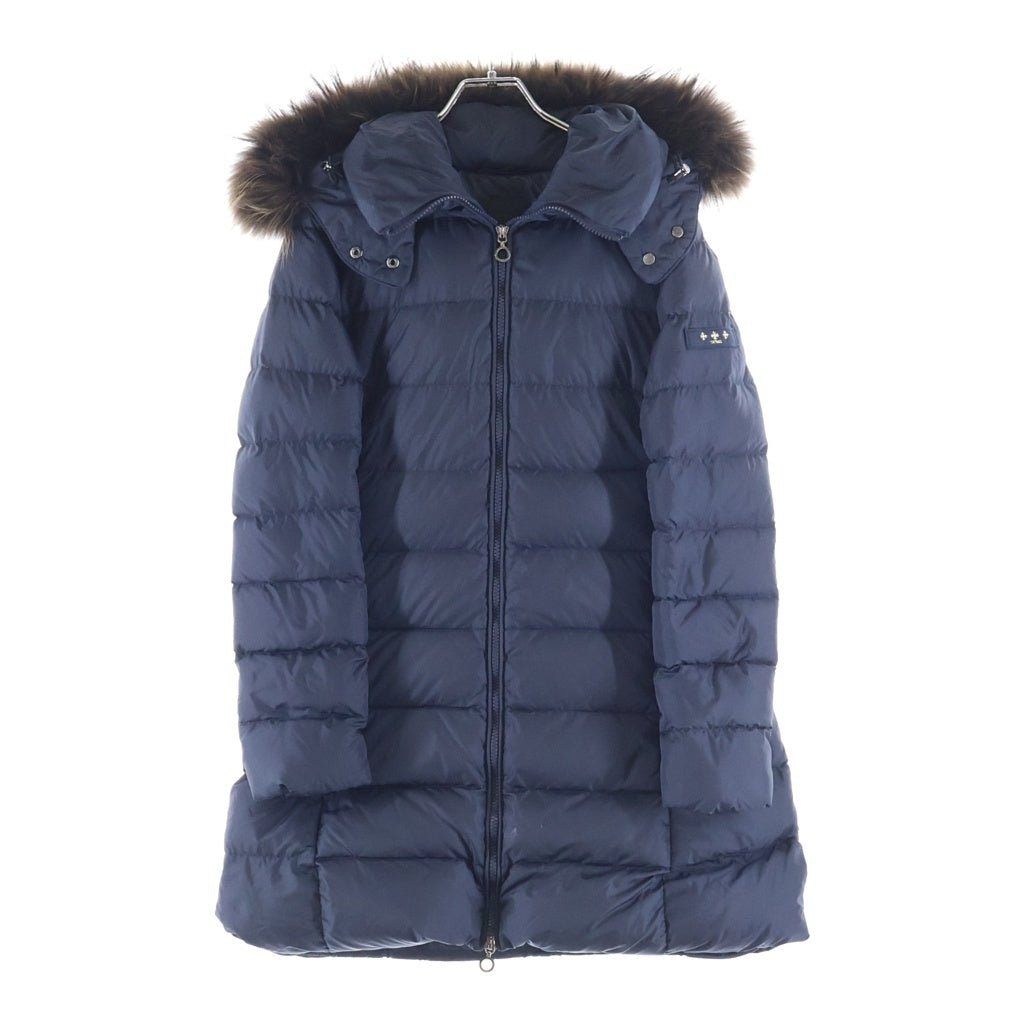 TATRAS(タトラス) SARMA DOWN COAT サルマ ダウンコート ファー フード ナイロン ネイビー LTAT20A4794ーD レディース