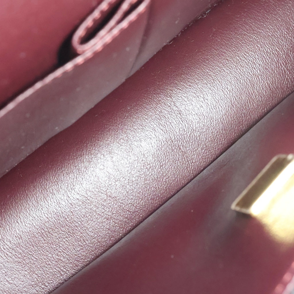 CHANEL(シャネル) マトラッセ25 キャビアスキン レザー Wフラップ Wチェーン ショルダーバッグ ゴールド金具 ブラック プレート A01112 レディース