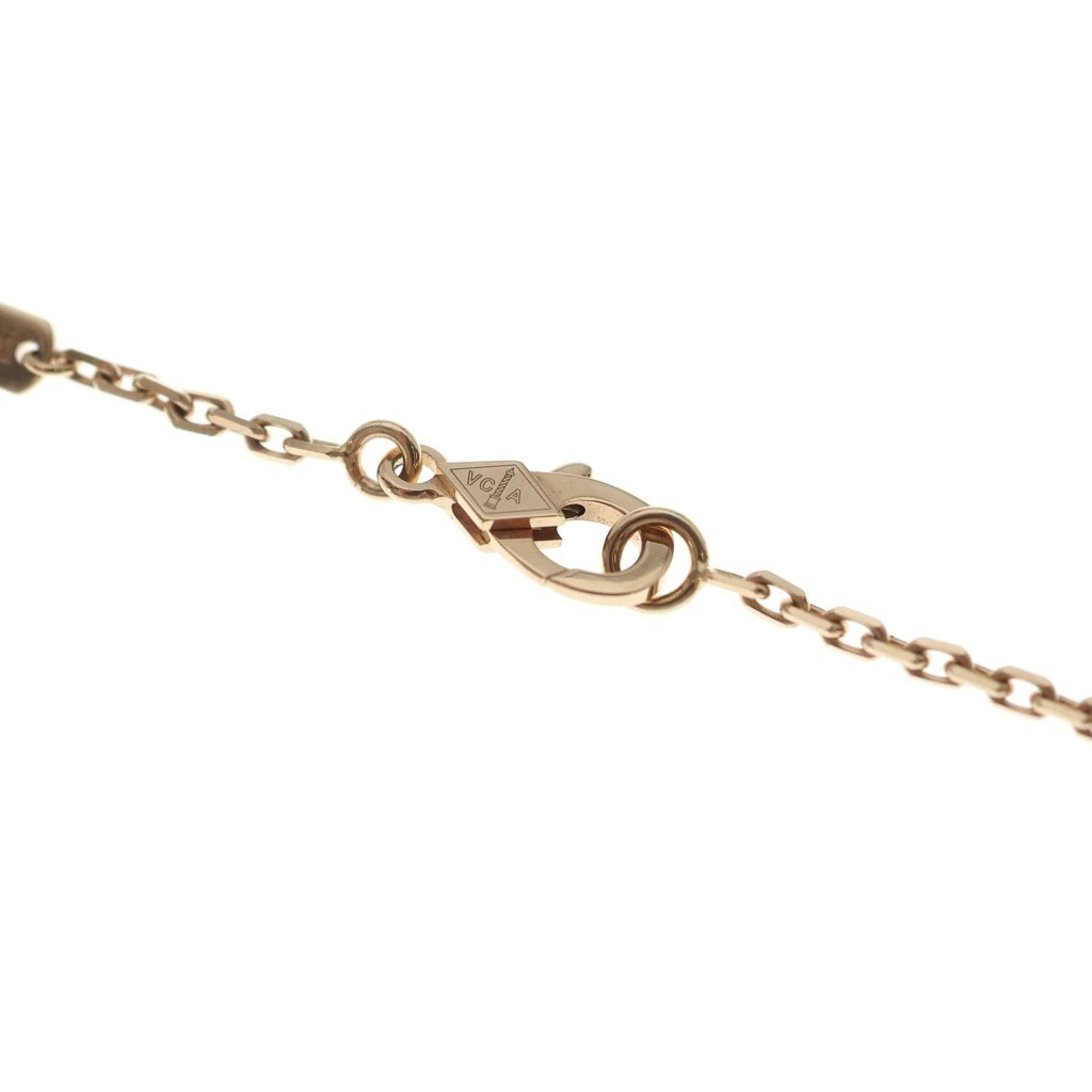 Van Cleef & Arpels(ヴァンクリーフアンドアーペル) マジックアルハンブラ マザーオブパール 1モチーフ ロングネックレス K18PG ピンクゴールド VCARP61200 レディース