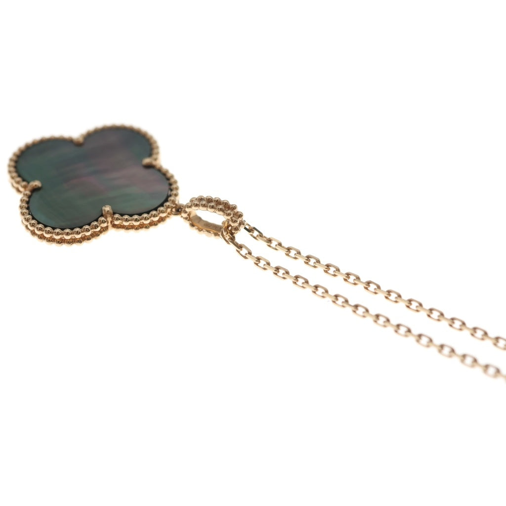 Van Cleef & Arpels(ヴァンクリーフアンドアーペル) マジックアルハンブラ マザーオブパール 1モチーフ ロングネックレス K18PG ピンクゴールド VCARP61200 レディース