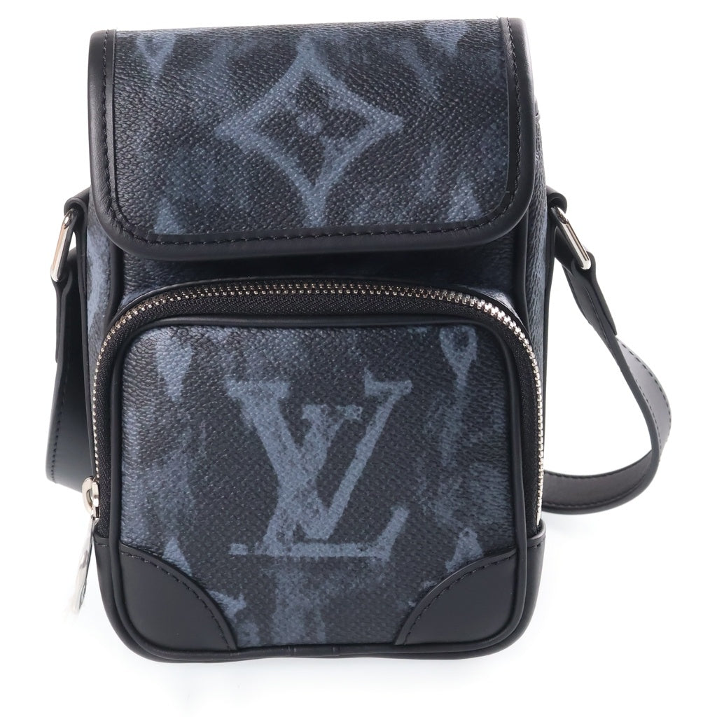 LOUIS VUITTON(ルイヴィトン) モノグラム パステル アマゾン メッセンジャー ショルダーバッグ ブラック PVC×レザー M45650 レディース