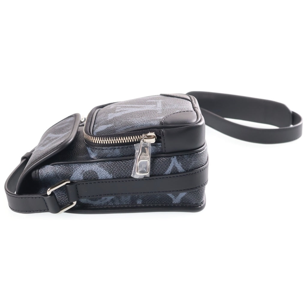 LOUIS VUITTON(ルイヴィトン) モノグラム パステル アマゾン メッセンジャー ショルダーバッグ ブラック PVC×レザー M45650 レディース