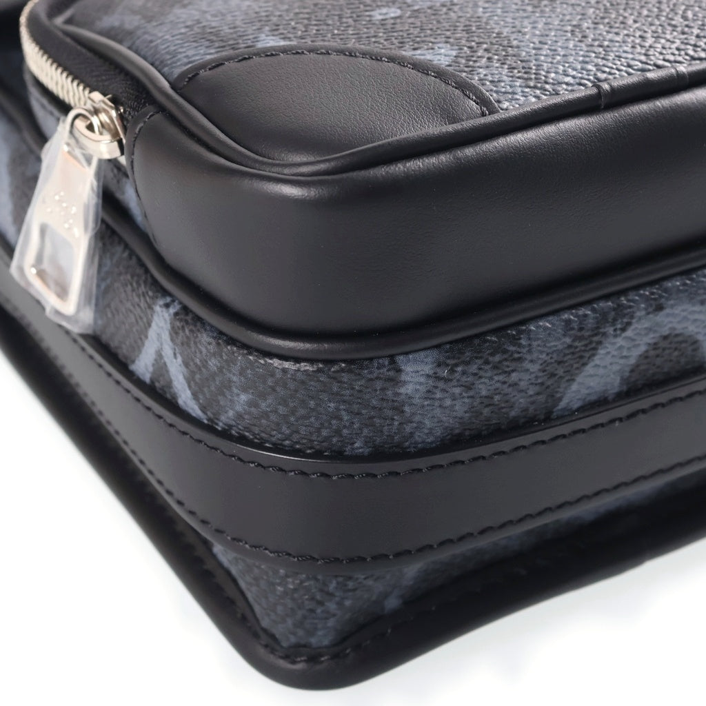 LOUIS VUITTON(ルイヴィトン) モノグラム パステル アマゾン メッセンジャー ショルダーバッグ ブラック PVC×レザー M45650 レディース