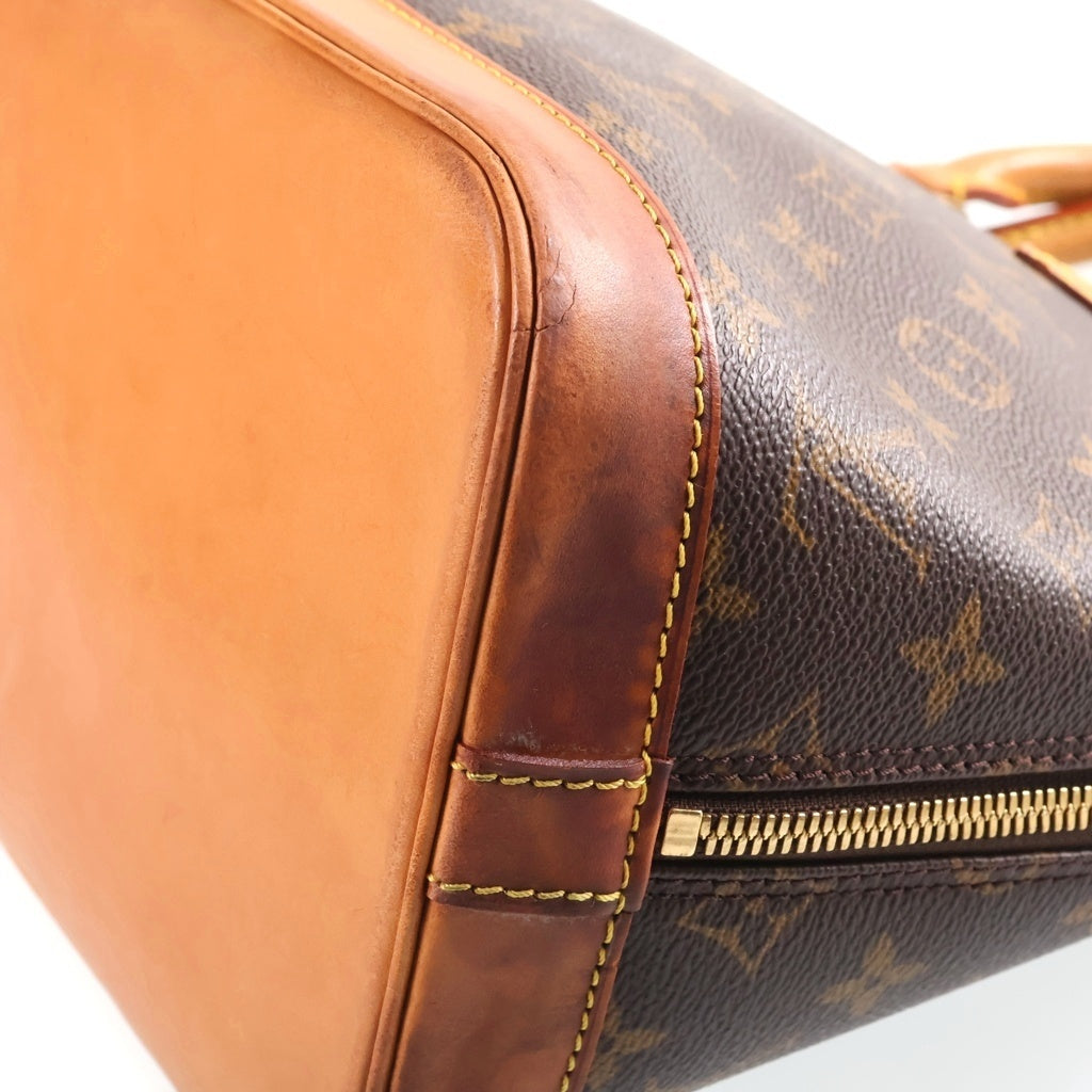 LOUIS VUITTON(ルイヴィトン) モノグラム アルマBB PVC レザー ハンドバッグ ブラウン M51130 レディース