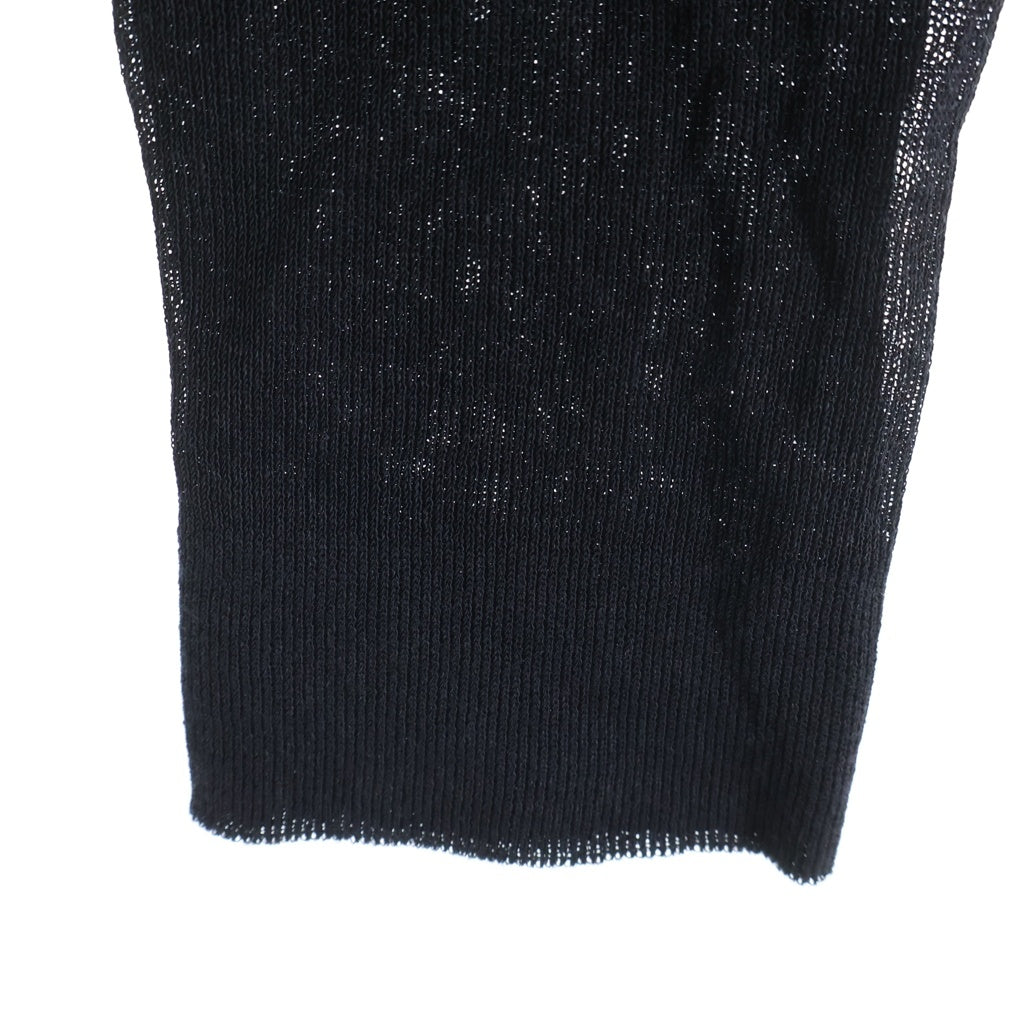 THE ROW(ザロウ) JHEEL CARDIGAN ジール リネン ニット 長袖 カーディガン ブラック レディース 8802Y889