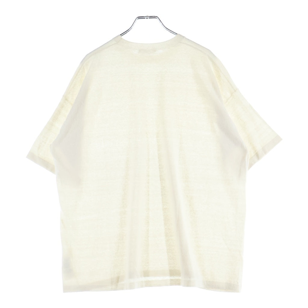 THE ROW(ザロウ) JOCKTON TOP TSHIRT ジョクトン シルク クルーネック 半袖Tシャツ カットソー ホワイト 8874Y901 レディース