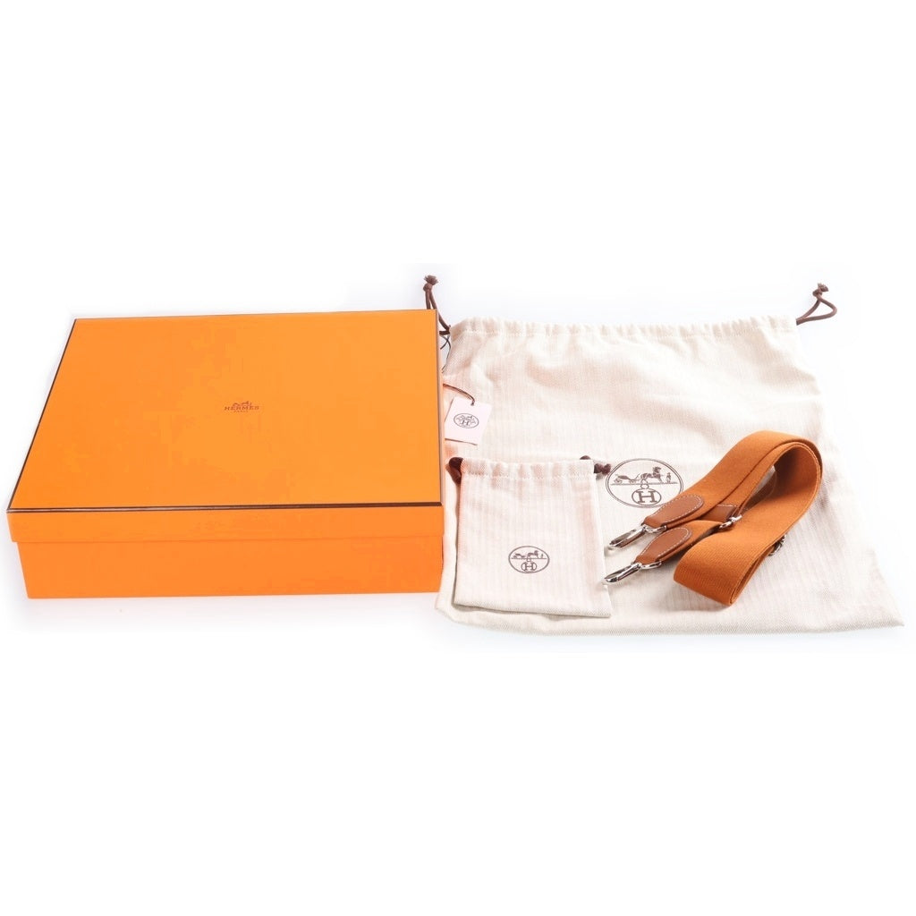 HERMES(エルメス) エブリン29 ゴールド トリヨンクレマンス レザー ショルダーバッグ シルバー金具 ブラウン W刻印 レディース
