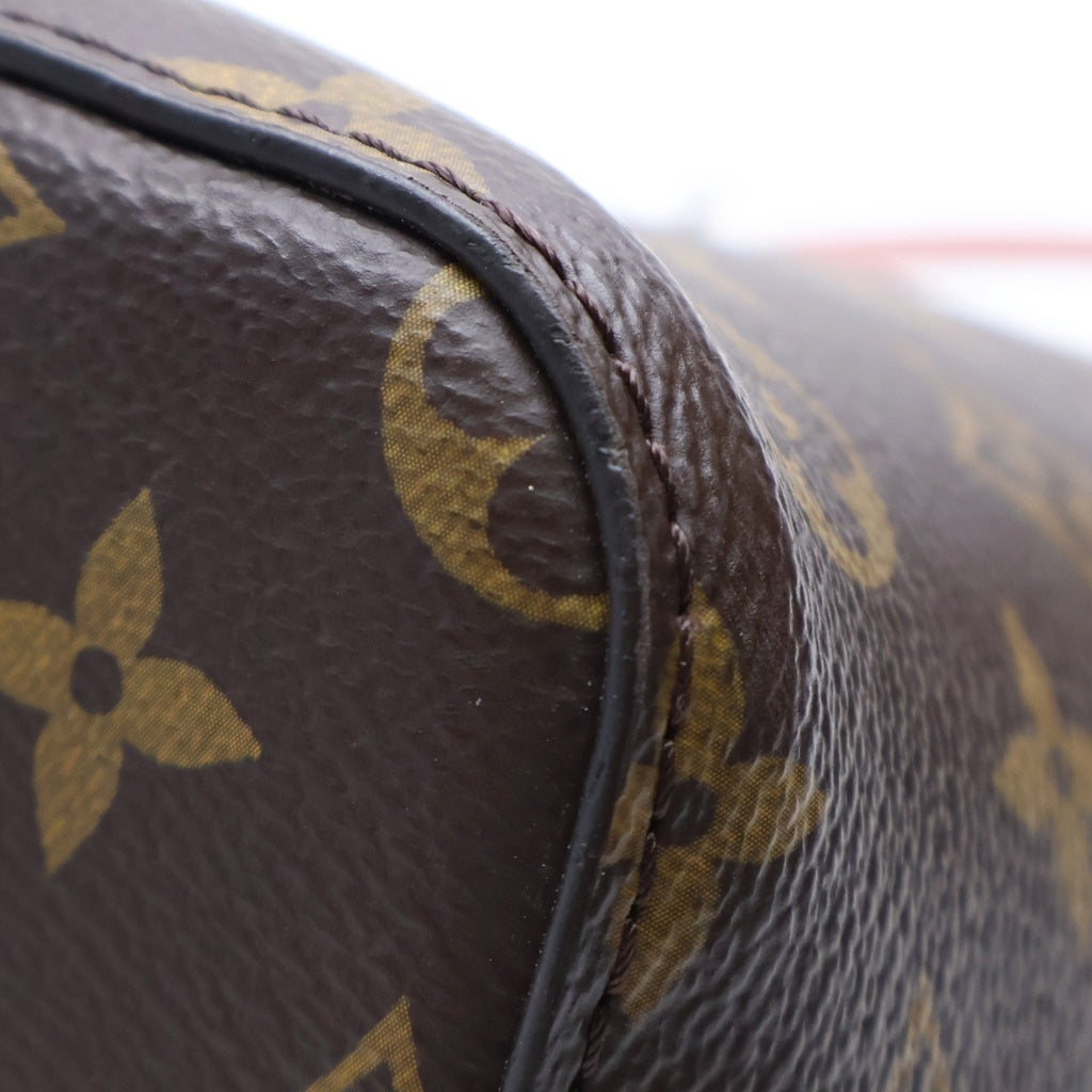 LOUIS VUITTON(ルイヴィトン) モノグラム ネオノエ ショルダーバッグ ブラウン×ピンク PVC×レザー M44022 ゴールド金具 レディース