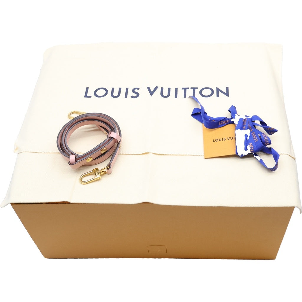LOUIS VUITTON(ルイヴィトン) モノグラム ネオノエ ショルダーバッグ ブラウン×ピンク PVC×レザー M44022 ゴールド金具 レディース