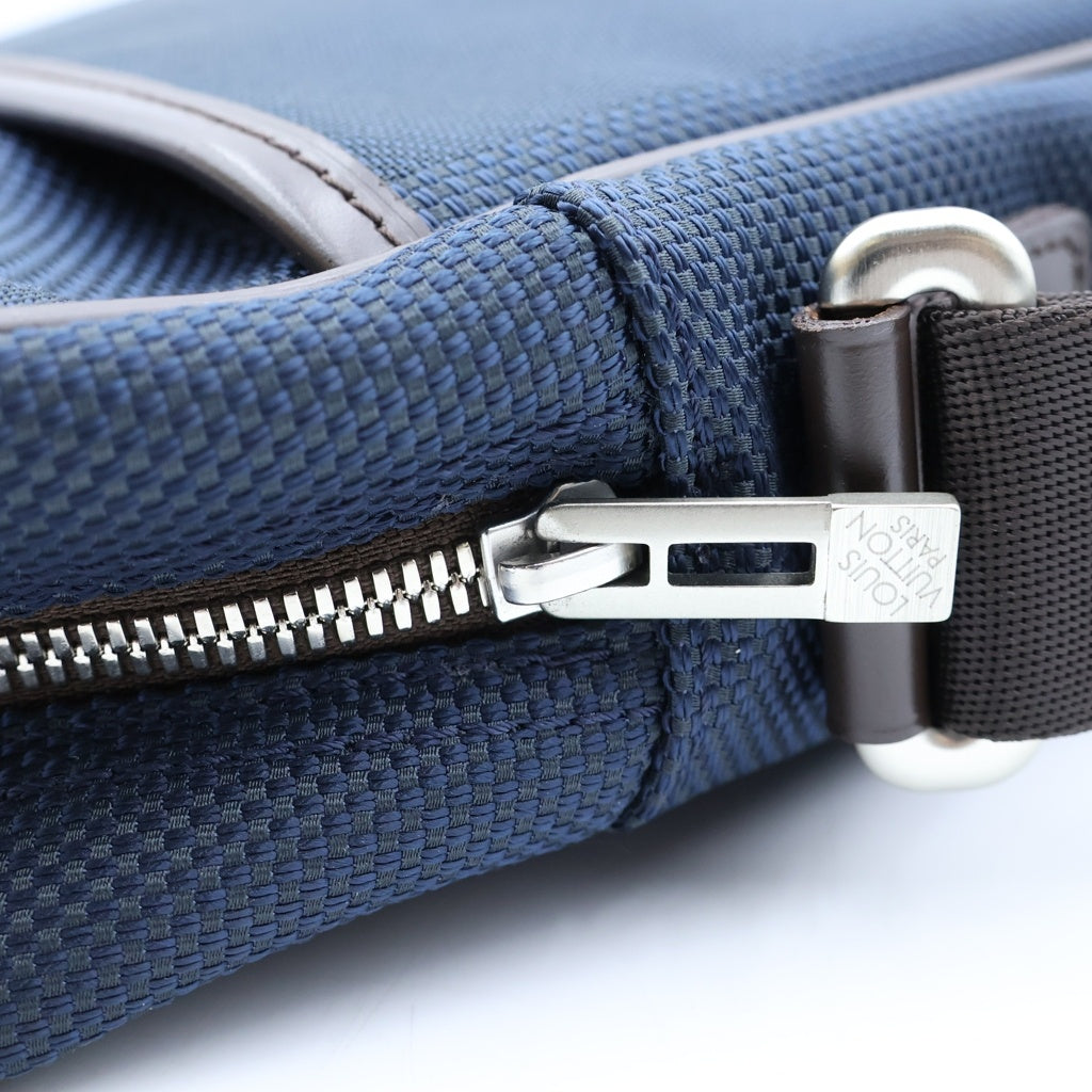 LOUIS VUITTON(ルイヴィトン) ダミエジェアン シタダンNM ショルダーバッグ クロスボディ キャンバス レザー ネイビー N41437