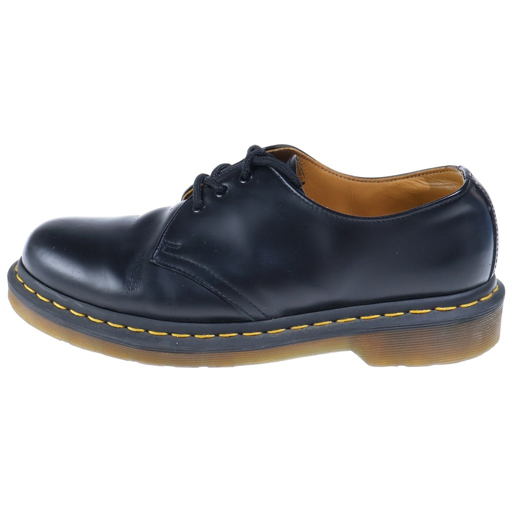 Dr.Martens(ドクターマーチン) 3ホール ダービーシューズ レザー イエローステッチ 革靴 ブラック CK08T