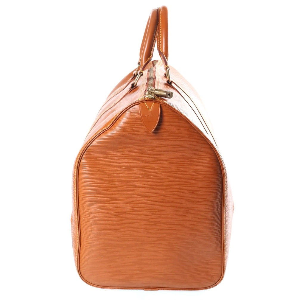 LOUIS VUITTON(ルイヴィトン) エピ キーポル50 トラベルバッグ ボストンバッグ ブラウン オレンジ レザー M42968 ゴールド金具 レディース