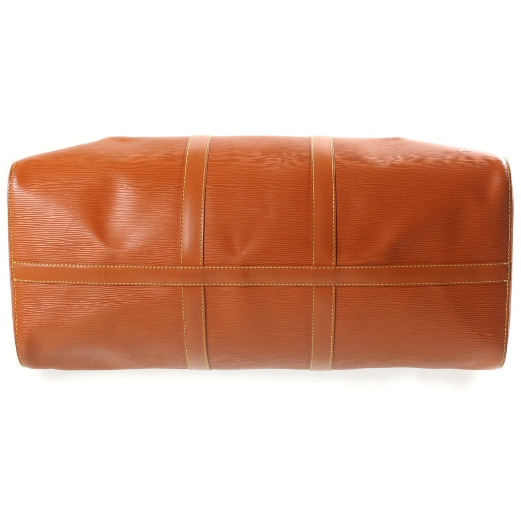 LOUIS VUITTON(ルイヴィトン) エピ キーポル50 トラベルバッグ ボストンバッグ ブラウン オレンジ レザー M42968 ゴールド金具 レディース