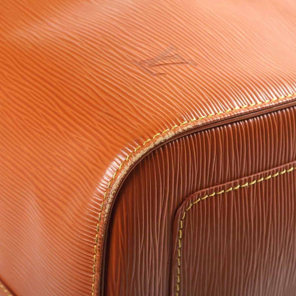 LOUIS VUITTON(ルイヴィトン) エピ キーポル50 トラベルバッグ ボストンバッグ ブラウン オレンジ レザー M42968 ゴールド金具 レディース