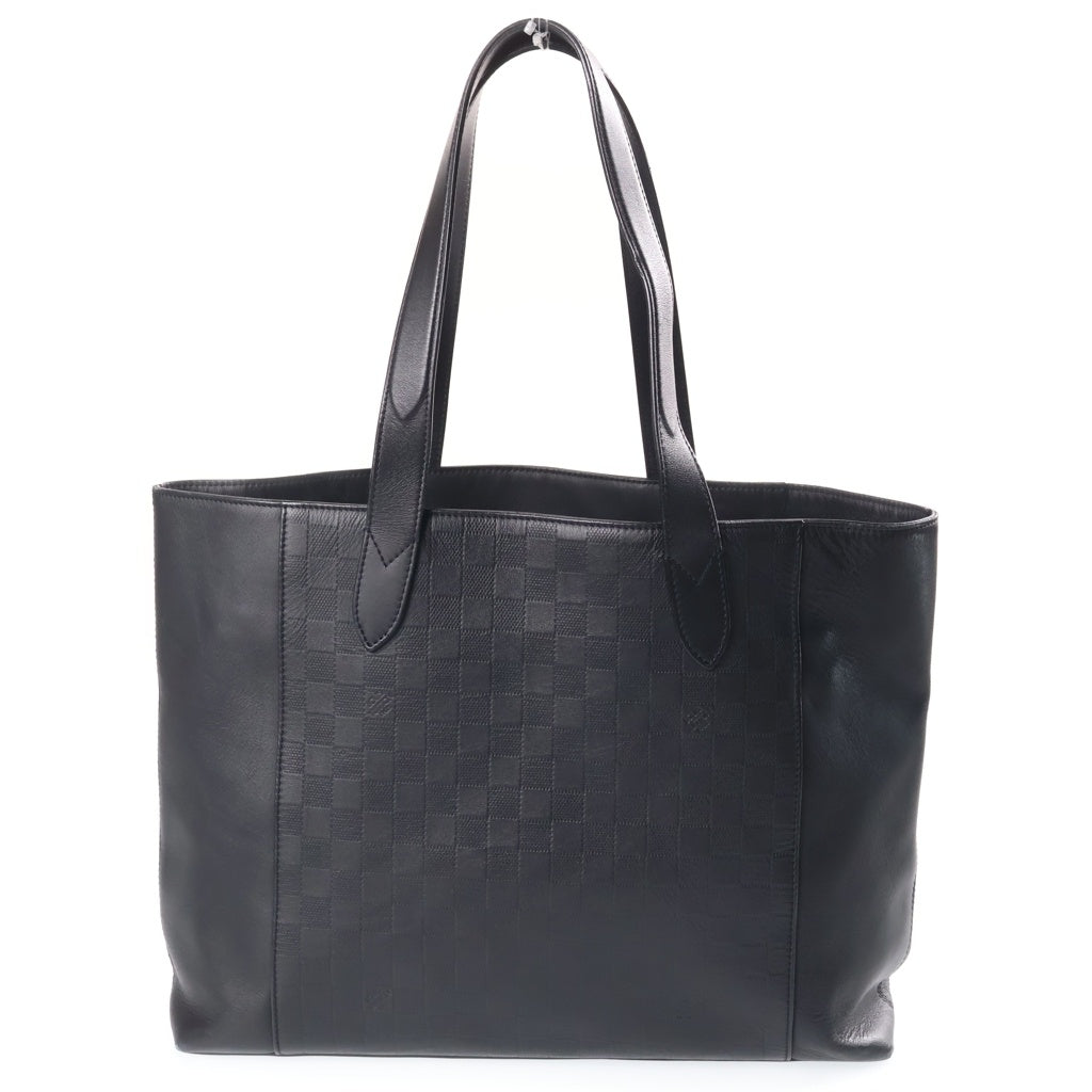 LOUIS VUITTON(ルイヴィトン) ダミエアンフィニ バヴォワイヤ-ジュ トートバッグ ハンドバッグ ブラック レザー N41493 レディース