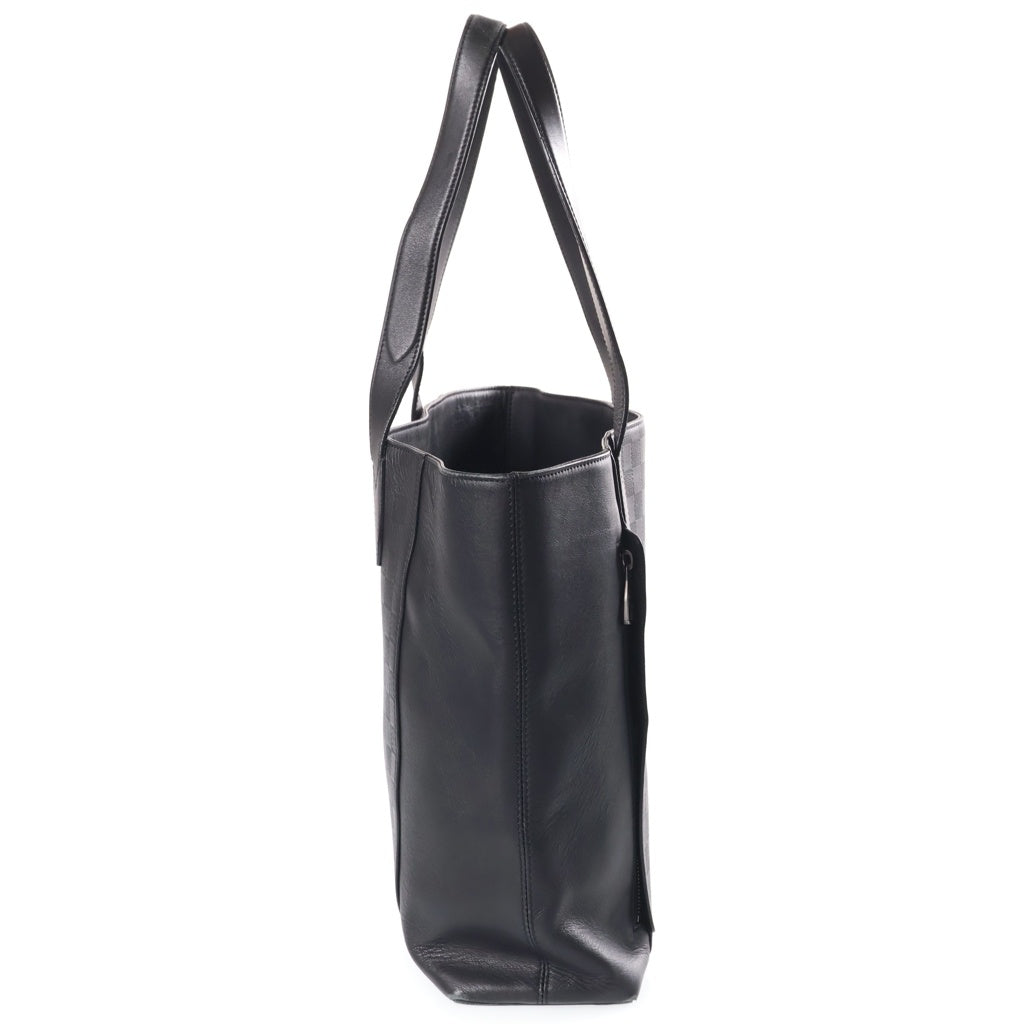 LOUIS VUITTON(ルイヴィトン) ダミエアンフィニ バヴォワイヤ-ジュ トートバッグ ハンドバッグ ブラック レザー N41493 レディース