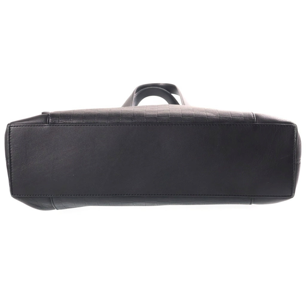 LOUIS VUITTON(ルイヴィトン) ダミエアンフィニ バヴォワイヤ-ジュ トートバッグ ハンドバッグ ブラック レザー N41493 レディース