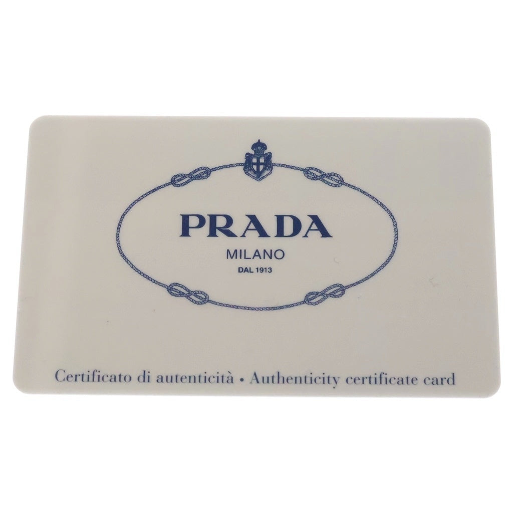 PRADA(プラダ) ヴィッテロ フェニックス ホーボーバッグ ワンショルダーバッグ ブラック レザー BR5096 シルバー金具 レディース