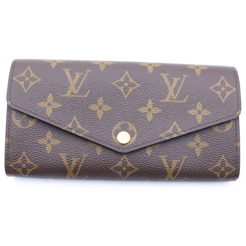 LOUIS VUITTON(ルイヴィトン) モノグラム ポルトフォイユ サラ PVC レザー ロングウォレット 長財布 ブラウン M60531 RFID レディース