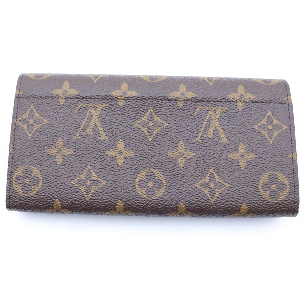 LOUIS VUITTON(ルイヴィトン) モノグラム ポルトフォイユ サラ PVC レザー ロングウォレット 長財布 ブラウン M60531 RFID レディース