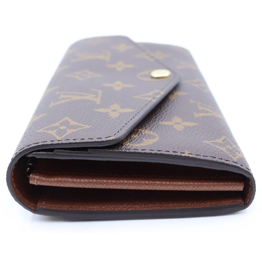 LOUIS VUITTON(ルイヴィトン) モノグラム ポルトフォイユ サラ PVC レザー ロングウォレット 長財布 ブラウン M60531 RFID レディース