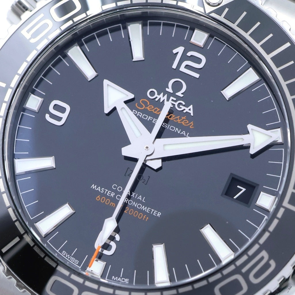 OMEGA(オメガ) シーマスター プラネットオーシャン 腕時計 600M 黒文字盤 SS/AT 215.30.44.21.01.001