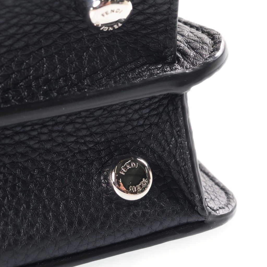 FENDI(フェンディ) ピーカブー アイシーユー スモール ハンドバッグ ショルダーバッグ 2WAY ブラック レザー 7VA530 レディース