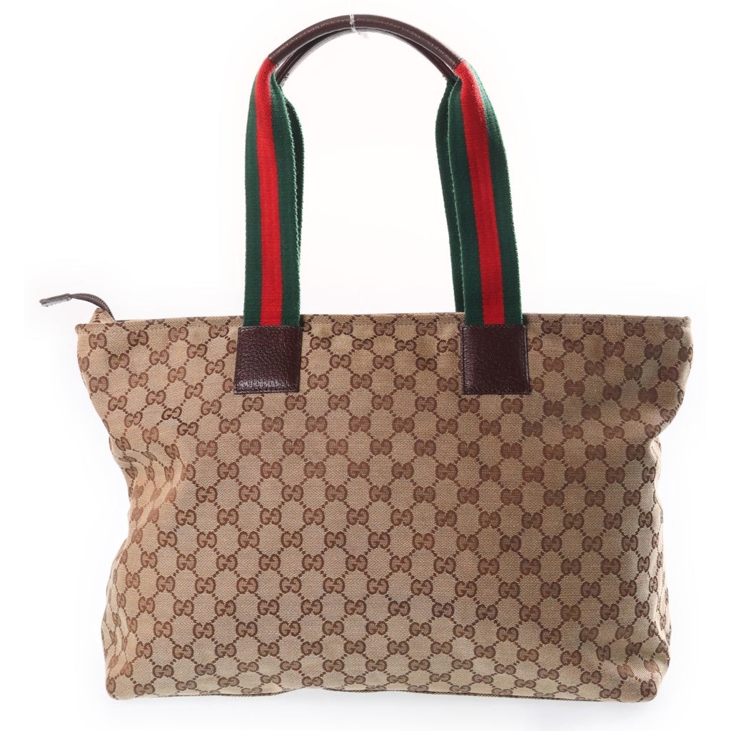 GUCCI(グッチ) ■GG柄 シェリーライン トートバッグ ブラウン ジャガード 155524 レディース