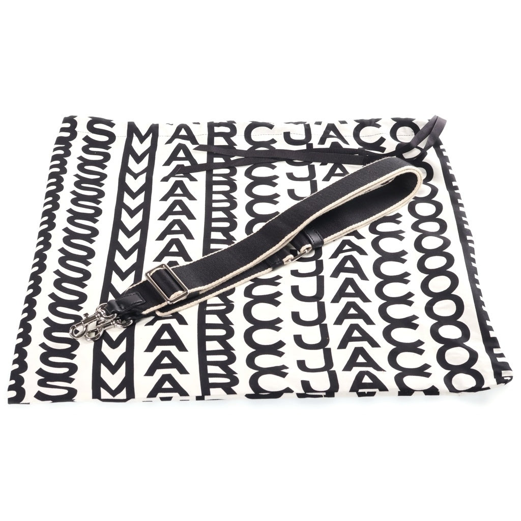 MARC JACOBS(マークジェイコブス) ザ ジャガード トート ロゴ キャンバス 2WAY ショルダー トートバッグ ベージュ シルバー金具 M0017027 レディース