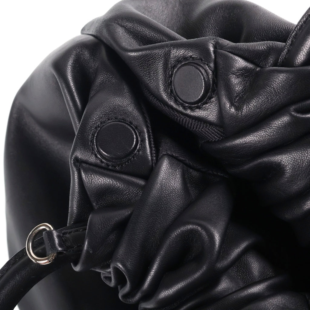 LOEWE(ロエベ) バウンス アナグラム ハンドバッグ 黒 レザー レディース