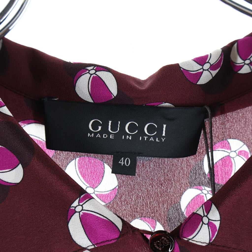GUCCI(グッチ) 総柄シルクワンピース レディース