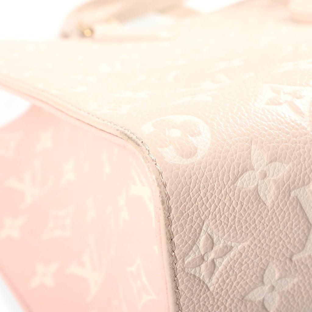 LOUIS VUITTON(ルイヴィトン) モノグラム アンプラント オンザゴーMM ハンドバッグ トートバッグ ローズベージュ M46128 IC