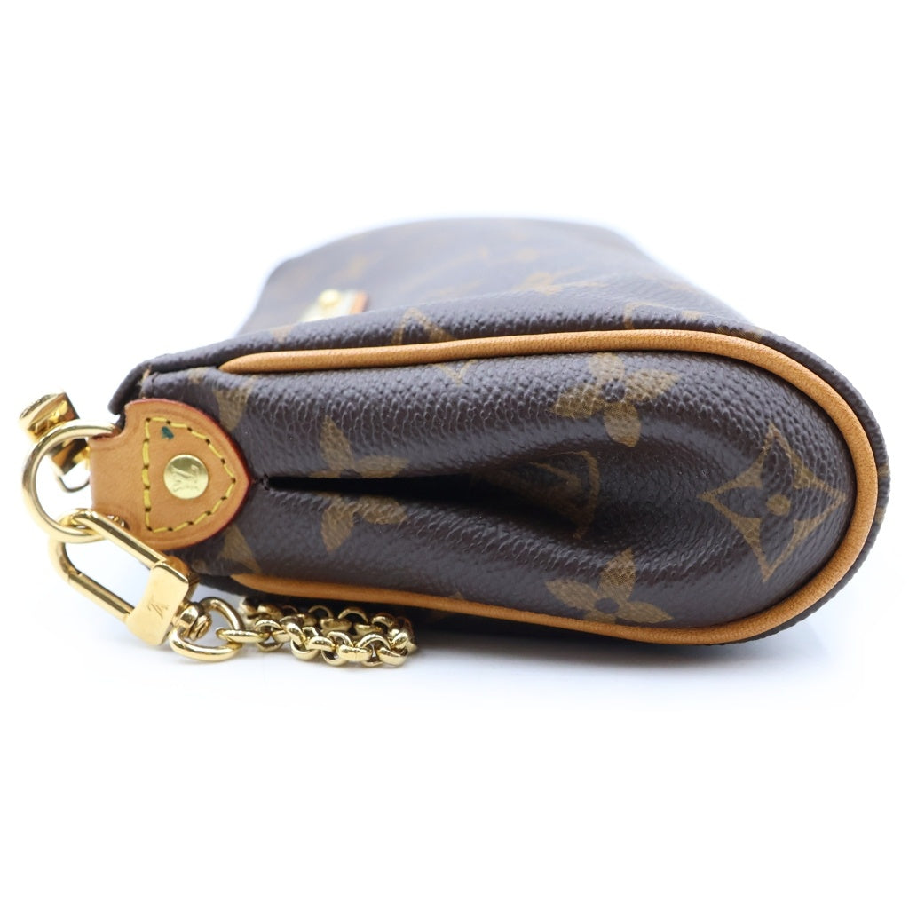 LOUIS VUITTON(ルイヴィトン) モノグラム エヴァ PVC レザー 2WAY チェーン ショルダーバッグ ブラウン M95567 レディース
