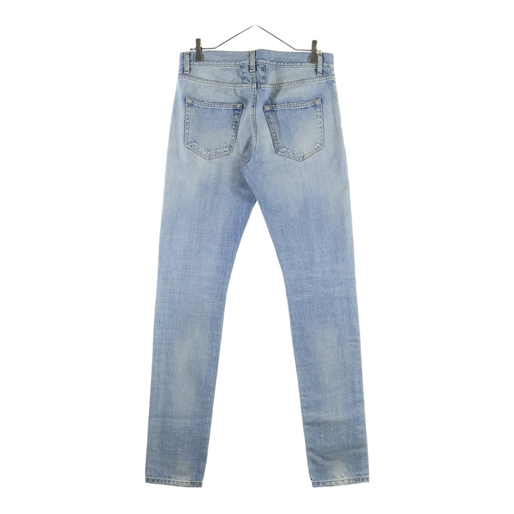 SAINT LAURENT PARIS(サンローランパリ) ダメージ スキニーデニムパンツ ジーンズ インディゴブルー #29 D05Q 379864 Y859L 4164