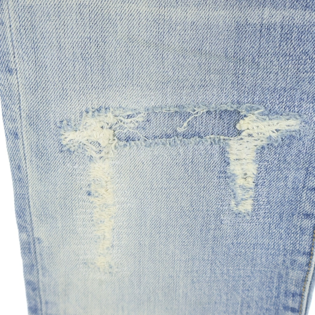 SAINT LAURENT PARIS(サンローランパリ) ダメージ スキニーデニムパンツ ジーンズ インディゴブルー #29 D05Q 379864 Y859L 4164