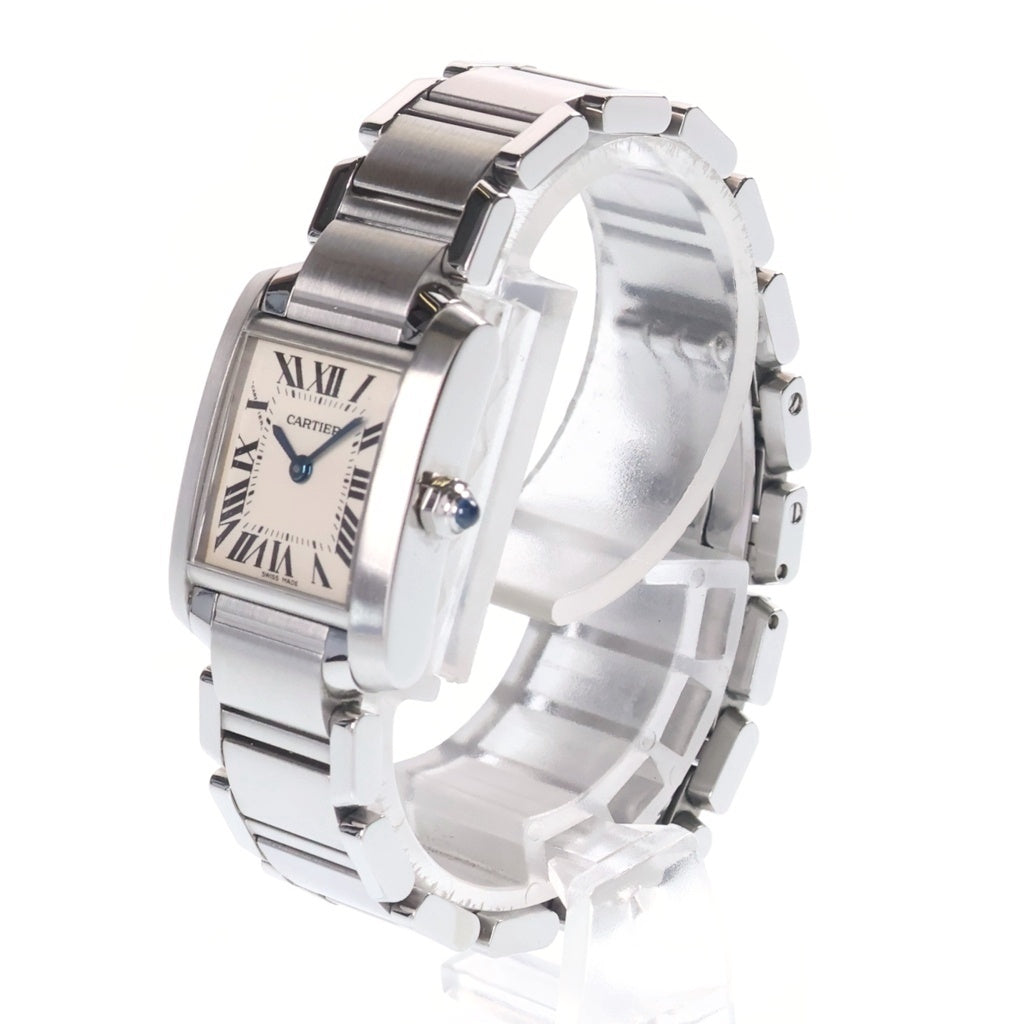 Cartier(カルティエ) タンクフランセーズSM 白文字盤 SS/QZ W51008Q3