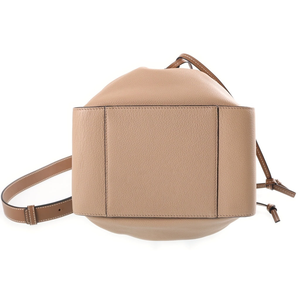 LOEWE(ロエベ) ハンモック スモール ハンドバッグ ショルダーバッグ ベージュ レザー 387.30.S35 レディース