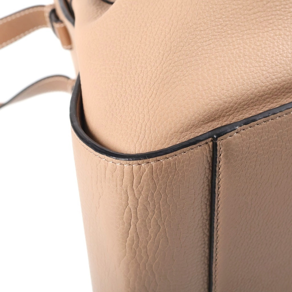 LOEWE(ロエベ) ハンモック スモール ハンドバッグ ショルダーバッグ ベージュ レザー 387.30.S35 レディース