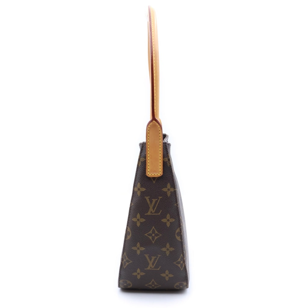LOUIS VUITTON(ルイヴィトン) モノグラム ルーピングMM ハンドバッグ ブラウン PVC×レザー M51146 レディース