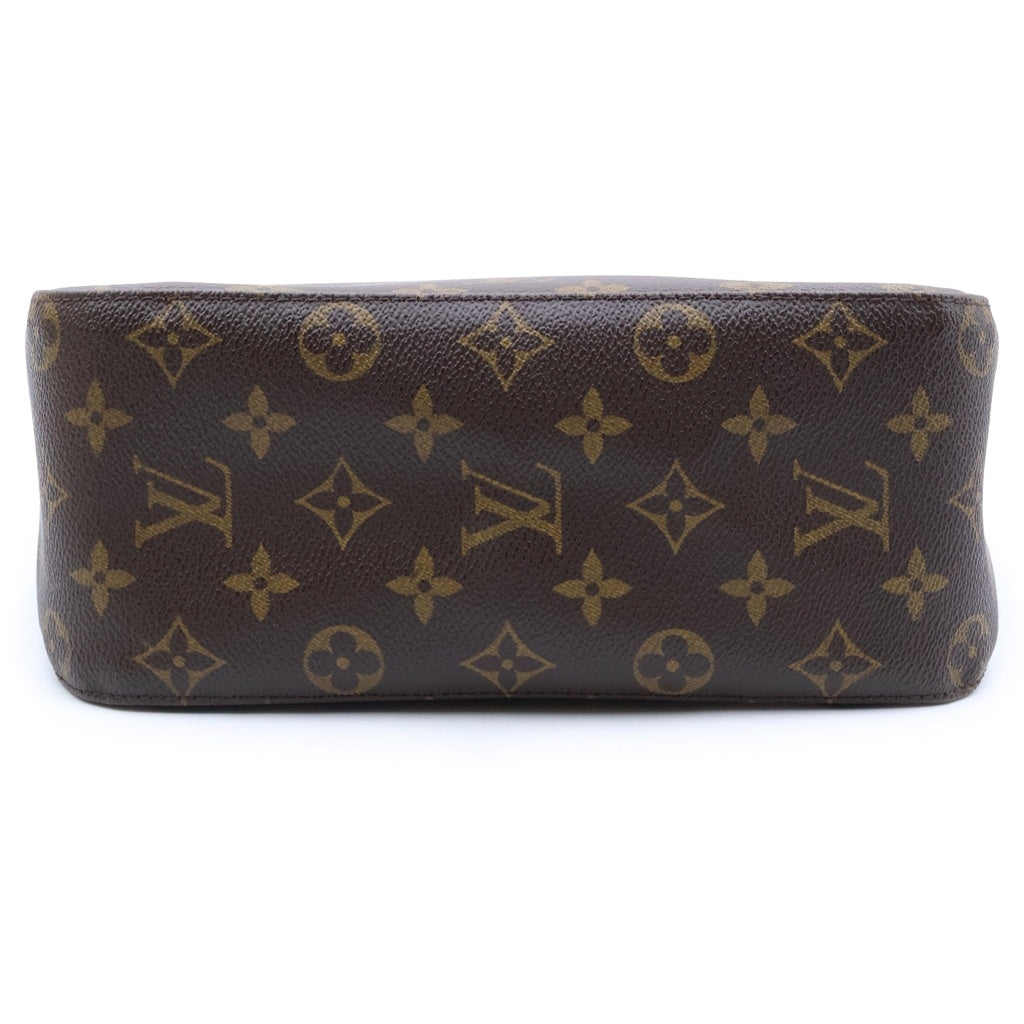 LOUIS VUITTON(ルイヴィトン) モノグラム ルーピングMM ハンドバッグ ブラウン PVC×レザー M51146 レディース