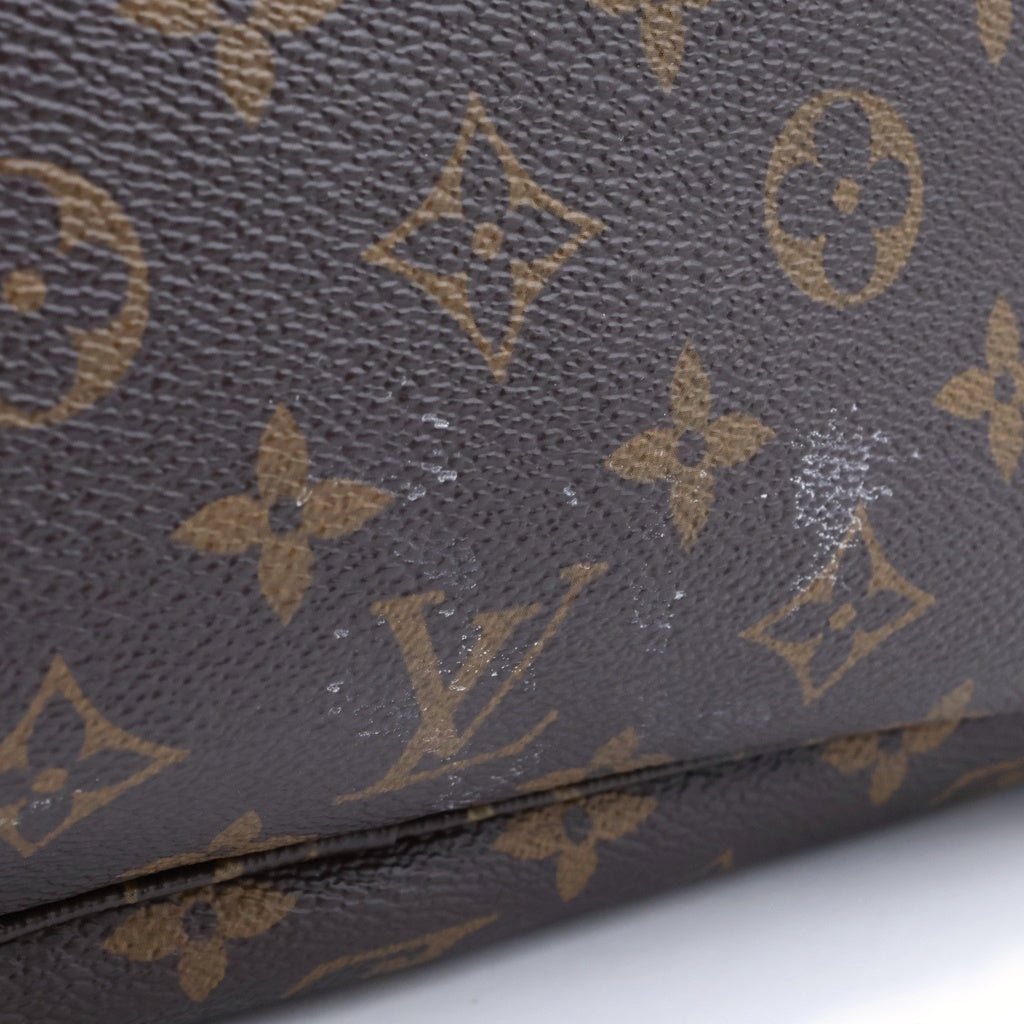 LOUIS VUITTON(ルイヴィトン) モノグラム ネヴァーフル PM トートバッグ ハンドバッグ ブラウン×フューシャ PVC×レザー M41001 ICタイプ レディース