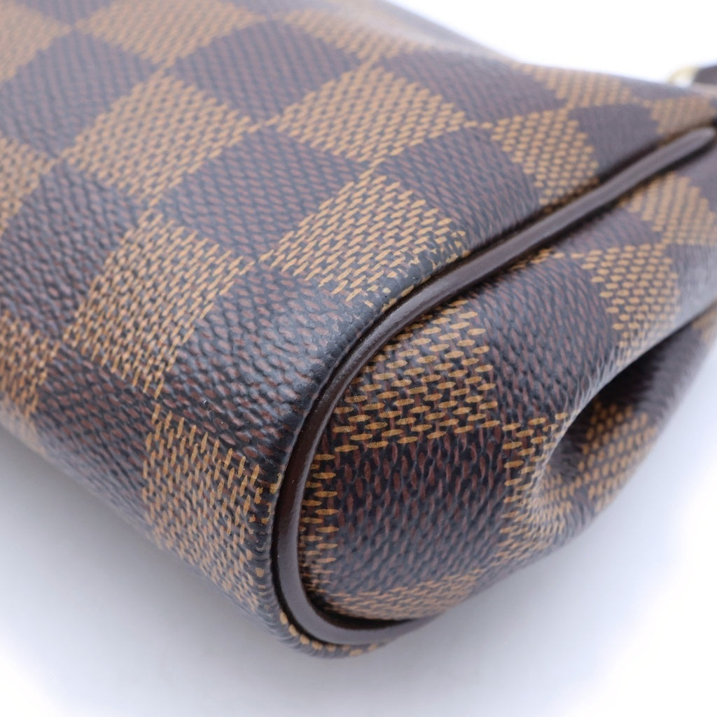 LOUIS VUITTON(ルイヴィトン) ダミエ エヴァ ショルダーバッグ ハンドバッグ ブラウン PVC×レザー N55213 レディース
