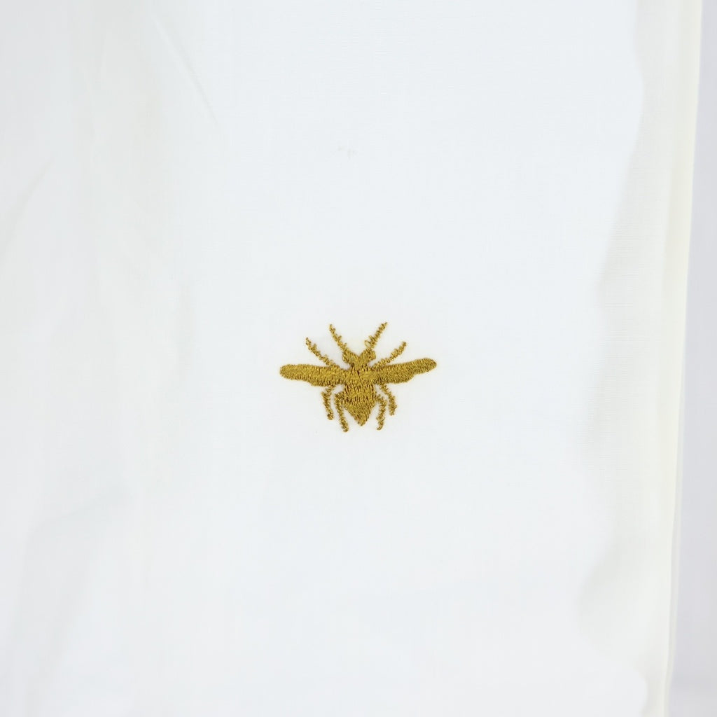 DIOR(ディオール) ■Bee刺繍シャツ ホワイト コットン #37 233C541B2088
