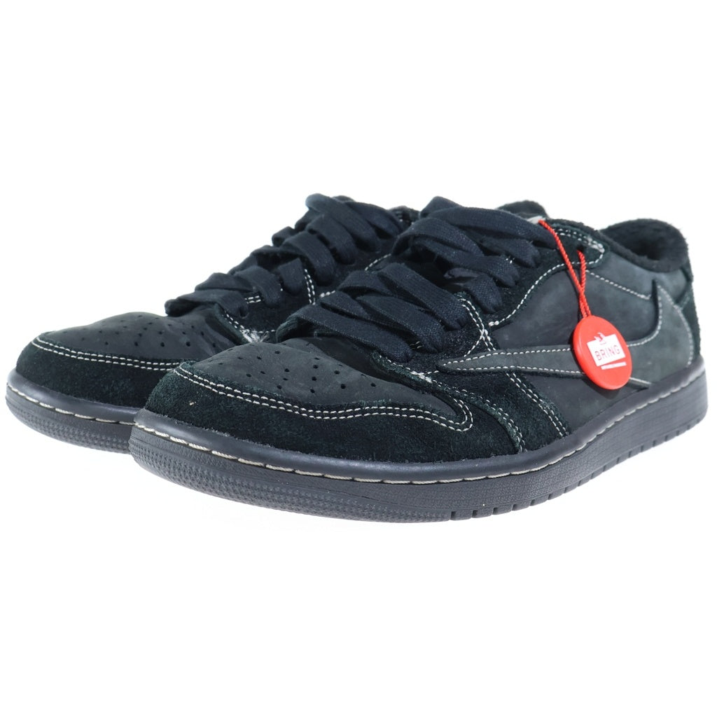 NIKE(ナイキ) ■×TRAVIS SCOTT AIR JORDAN 1 LOW BLACK PHANTOM エアジョーダン1 ローカットスニーカー US8.5/26.5cm DM7866-001